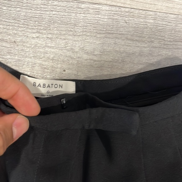 thin black pants